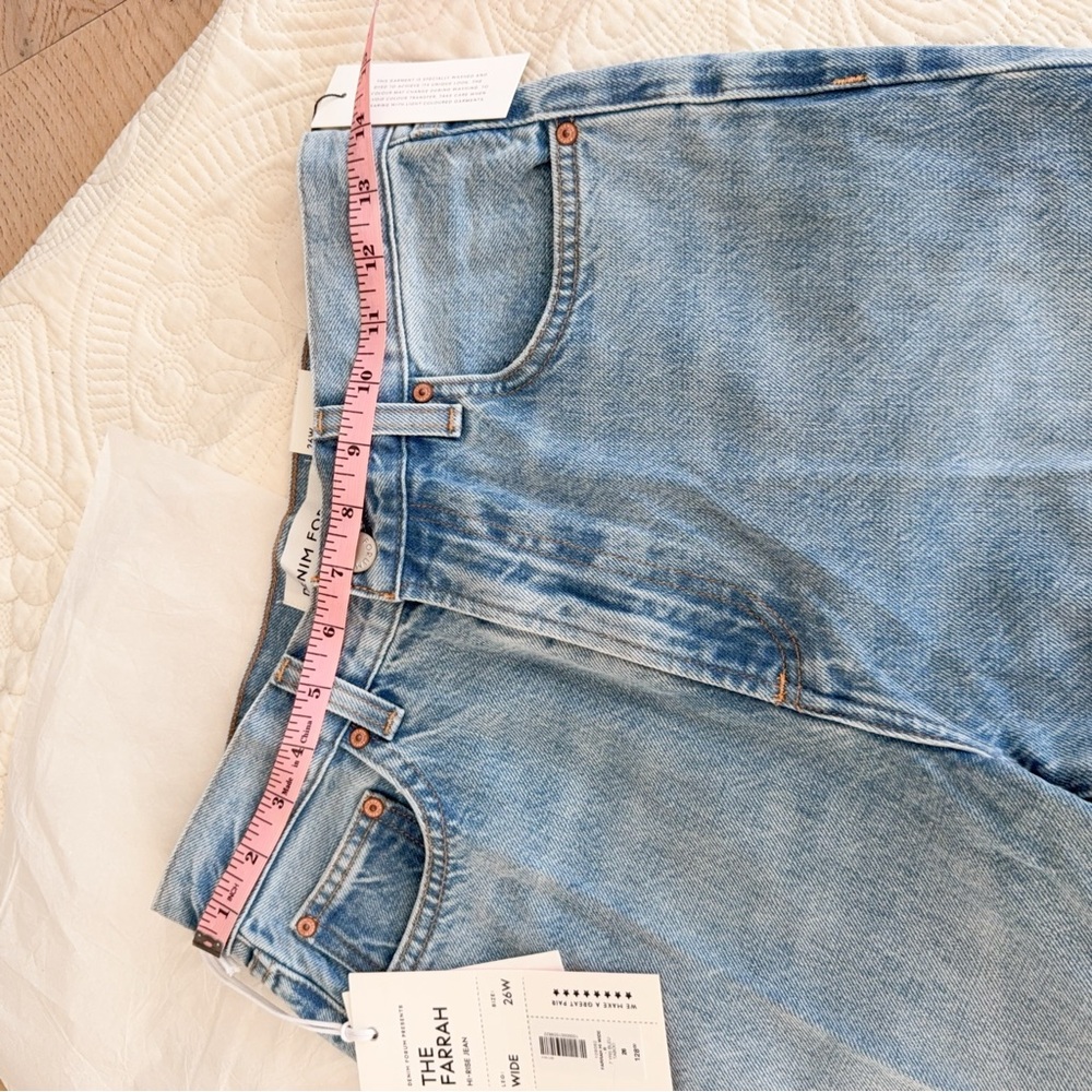 Denim Forum High Rise Women’s Jeans - Light Blue - Picture 3 of 6